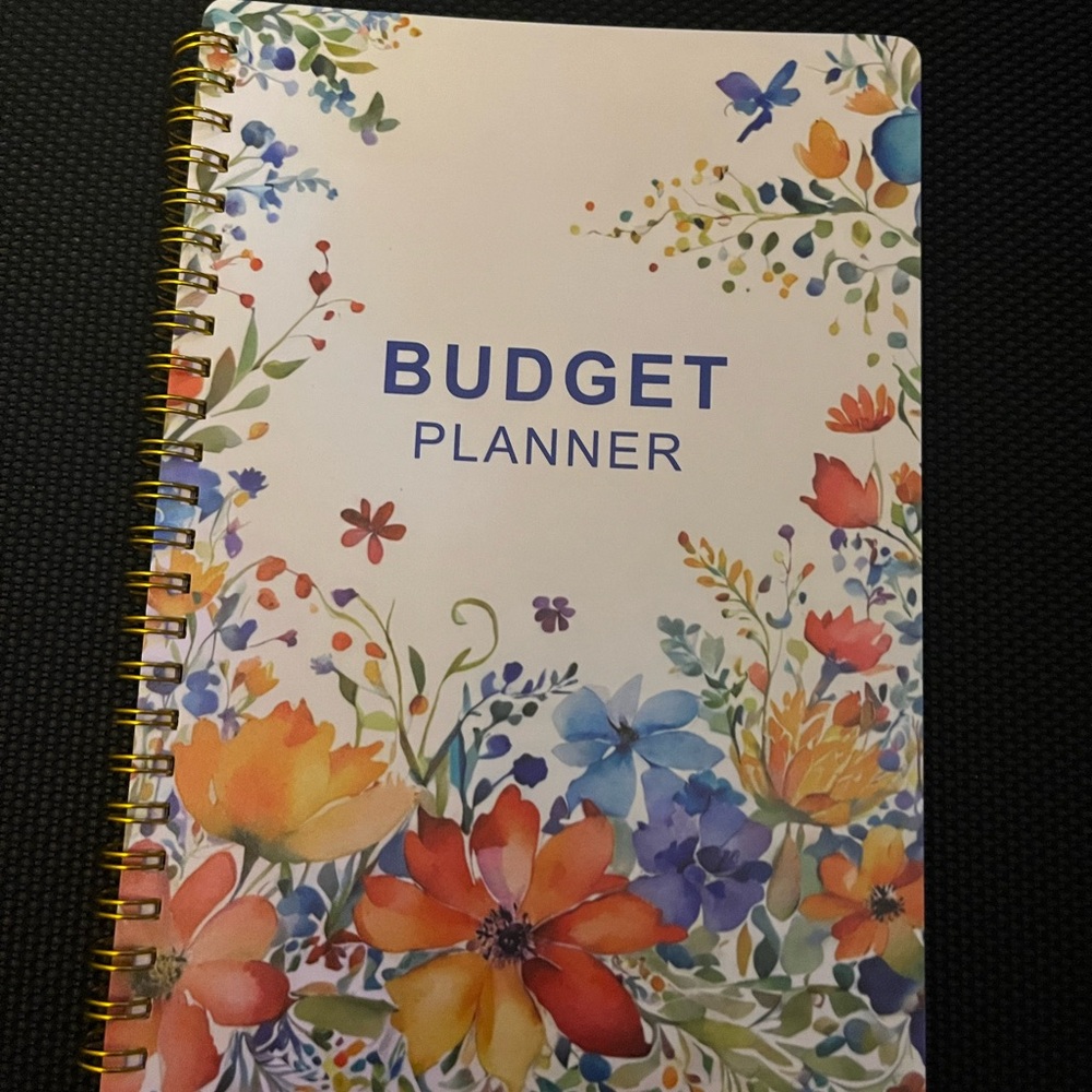 Budget Planner - Floral Blue & Multicolor